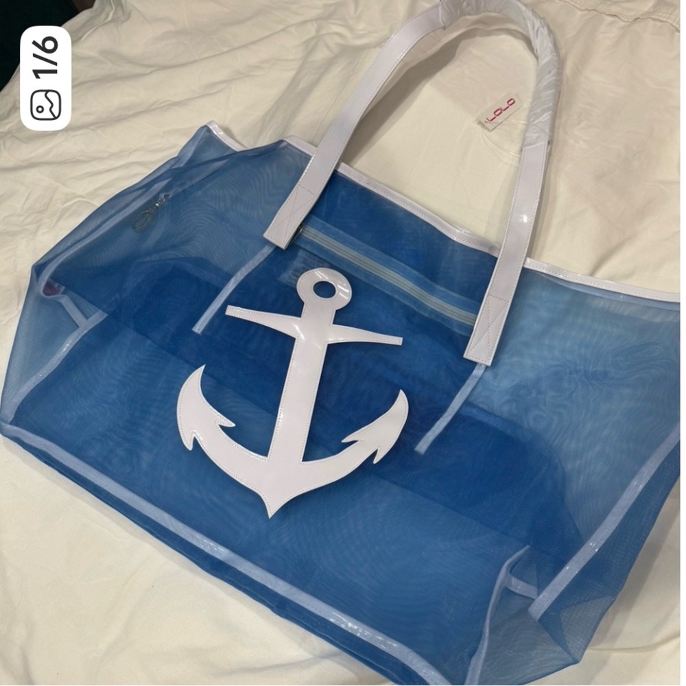 Lolo Watch Hill Mesh Extra Large Tote NWT